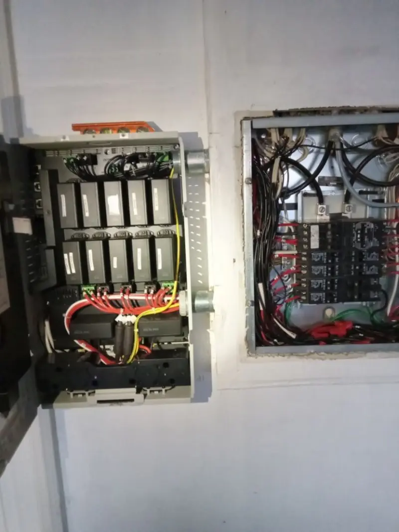 Electrical panel upgrade completed for Security Camera Wiring in Immokalee